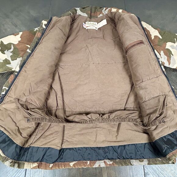 Vtg Cabela’s Gore-Tex Duck Camo Hunting Jacket Coat Parka Men's Size Medium - Picture 8 of 16
